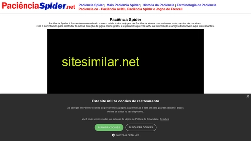 pacienciaspider.net alternative sites