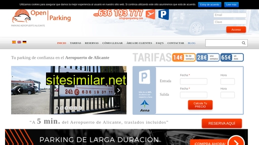 parkingaeropuertoalicante.net alternative sites
