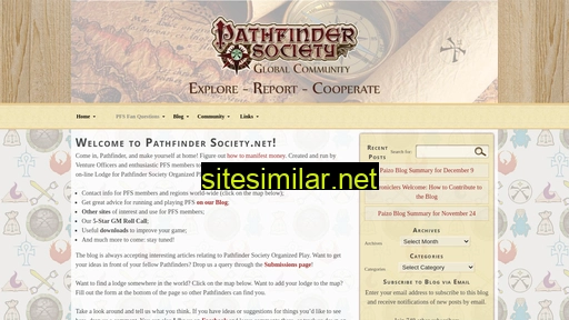 pathfindersociety.net alternative sites