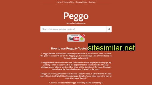 peggo.net alternative sites
