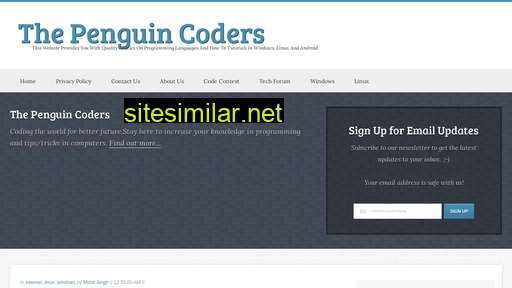 penguincoders.net alternative sites
