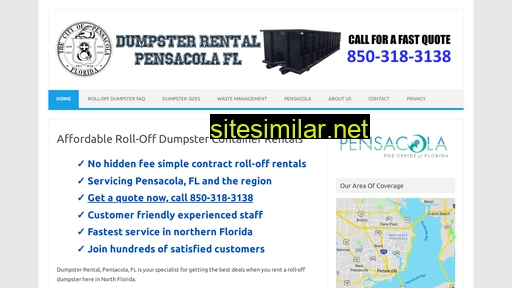 Pensacoladumpsterrental similar sites