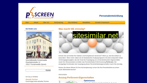 Perscreen similar sites