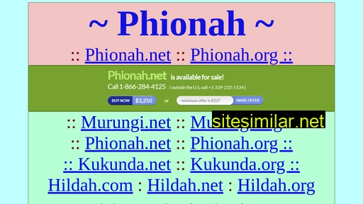 phionah.net alternative sites
