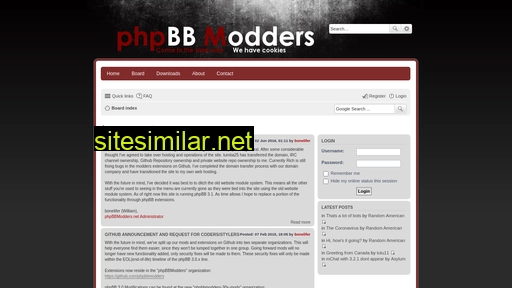 phpbbmodders.net alternative sites