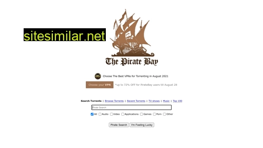 Pirate-bays similar sites