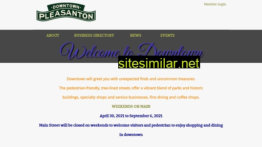 pleasantondowntown.net alternative sites