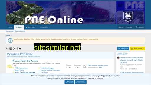 pne-online.net alternative sites