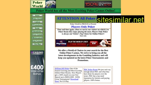 poker-world.net alternative sites