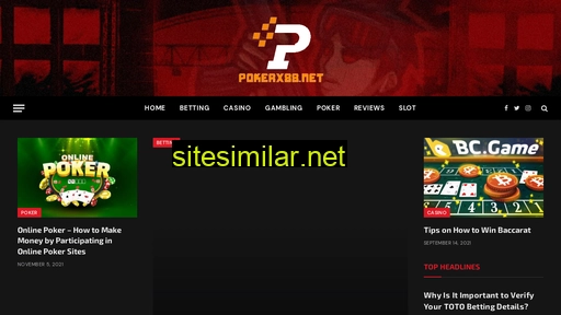 pokerx88.net alternative sites
