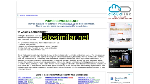powercommerce.net alternative sites
