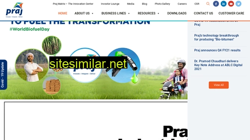 praj.net alternative sites