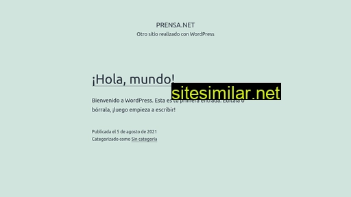 Prensa similar sites