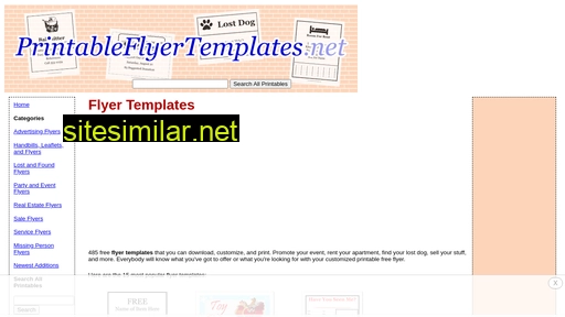 printableflyertemplates.net alternative sites
