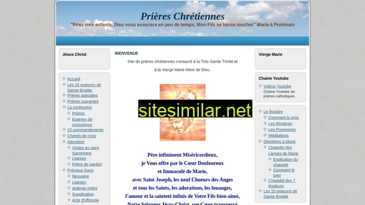 prieres-catholiques.net alternative sites