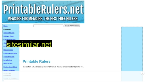 printablerulers.net alternative sites