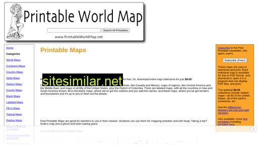 printableworldmap.net alternative sites
