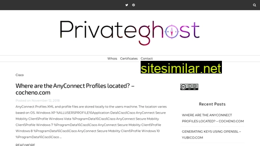 Privateghost similar sites