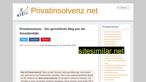 privatinsolvenz.net alternative sites