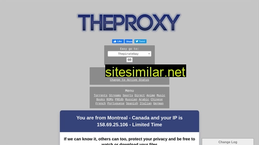 Proxyer similar sites