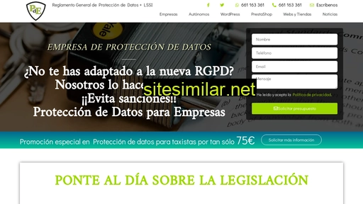 protecciondedatosempresas.net alternative sites
