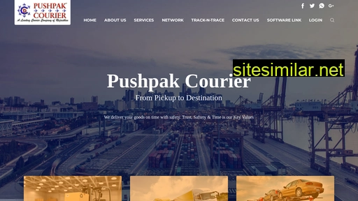 pushpakcourier.net alternative sites