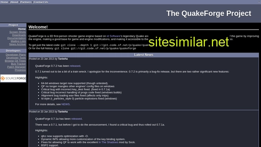Quakeforge similar sites