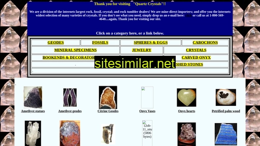 Quartzcrystals similar sites