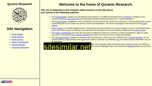 quranic-research.net alternative sites