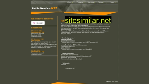 ratiomaster.net alternative sites