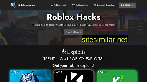 Rblxexploits similar sites