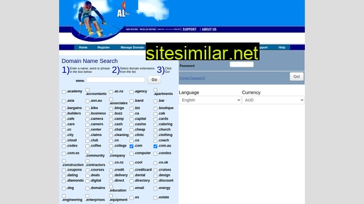 register.alpinedomains.net alternative sites