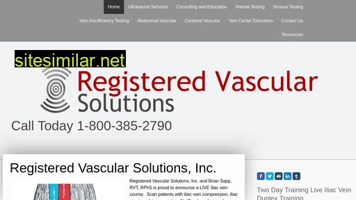 registeredvascular.net alternative sites