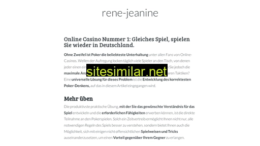rene-jeanine.net alternative sites