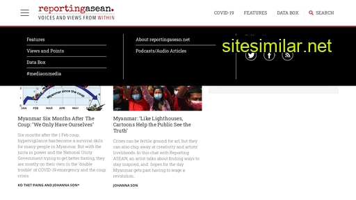 reportingasean.net alternative sites