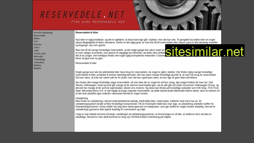 reservedele.net alternative sites