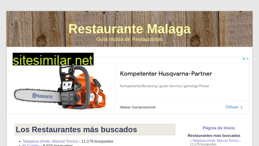 restaurantemalaga.net alternative sites