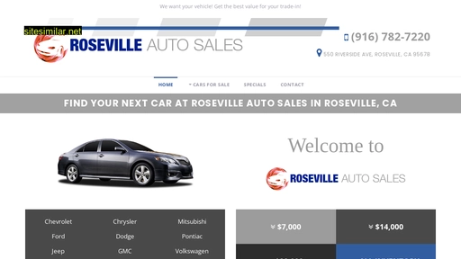 rosevilleauto.net alternative sites