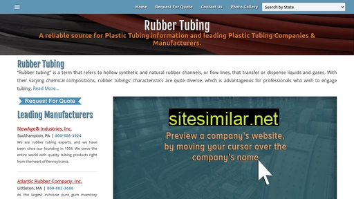 Rubber-tubing similar sites