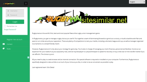 rugbymania.net alternative sites