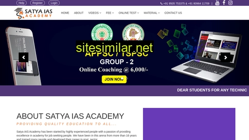 satyaiasacademy.net alternative sites