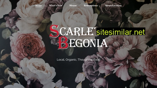 Scarlettbegonia similar sites