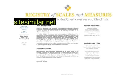 scalesandmeasures.net alternative sites