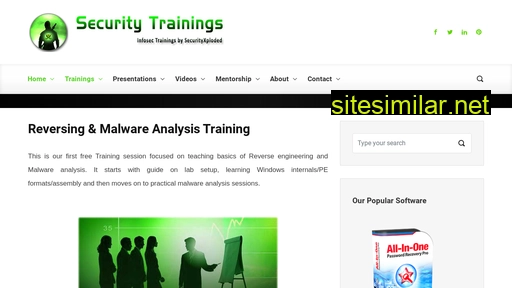 securitytrainings.net alternative sites
