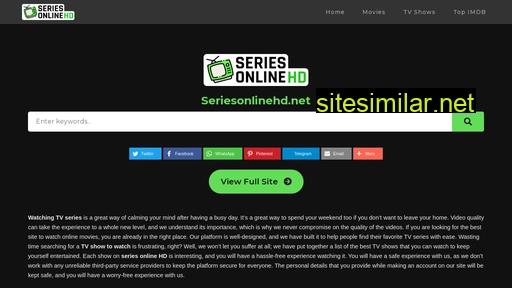 seriesonlinehd.net alternative sites