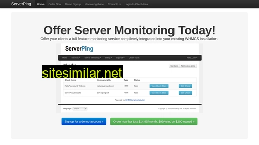 serverping.net alternative sites