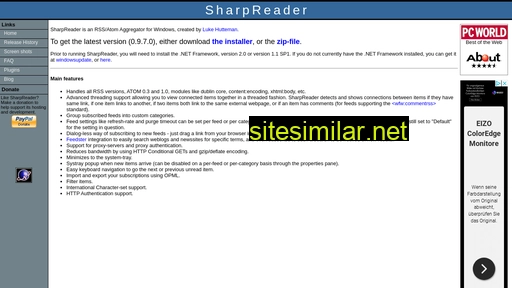 sharpreader.net alternative sites