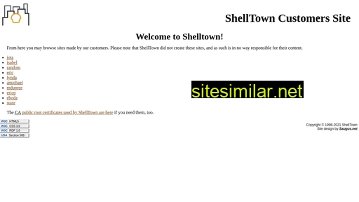 shelltown.net alternative sites