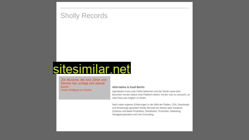 Sholly similar sites