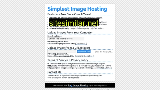 Simplest-image-hosting similar sites